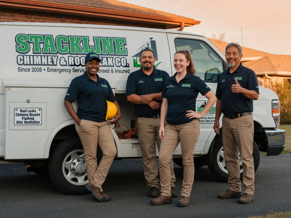 Chimney flashing repair company in Sawyer, OK
